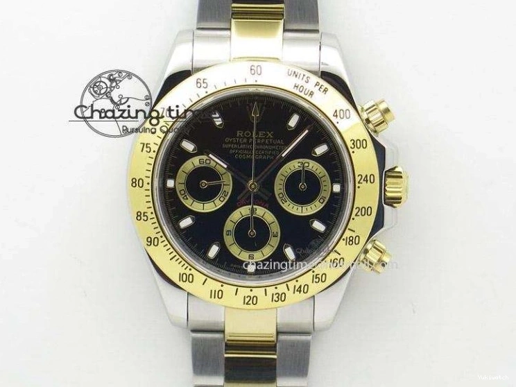 Maker Black A7750@6 Rubber BP Markers Sticks Daytona Gold Strap On Dial Subdial YG 0503